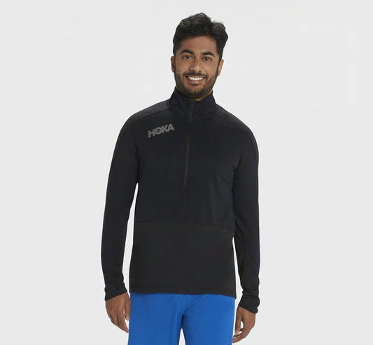 Men's 1/2 Zip Midlayer Black