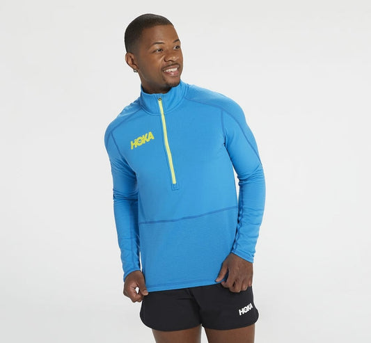 Men's 1/2 Zip Midlayer Diva Blue