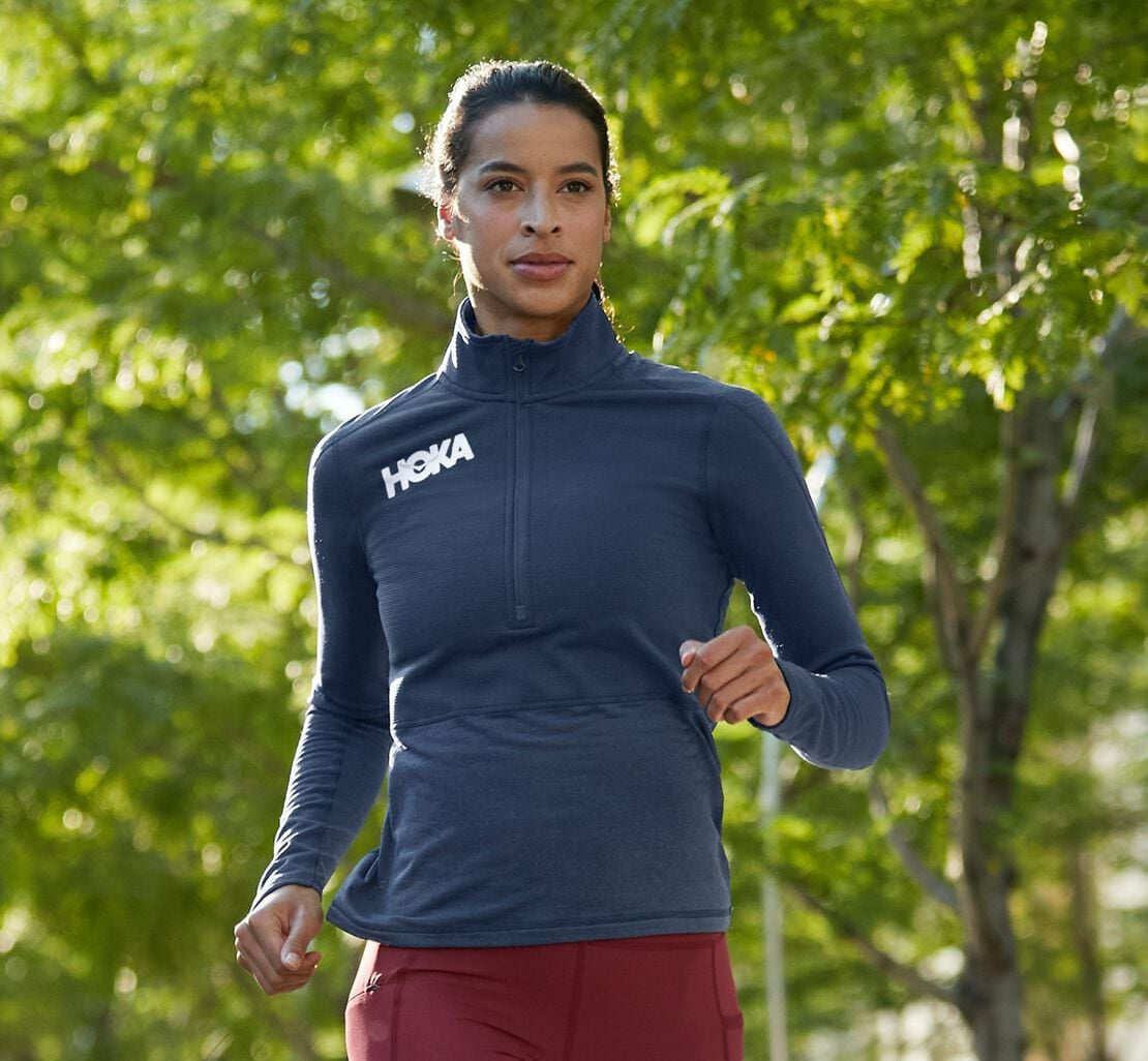 Women's 1/2 Zip Midlayer Moonlit Ocean