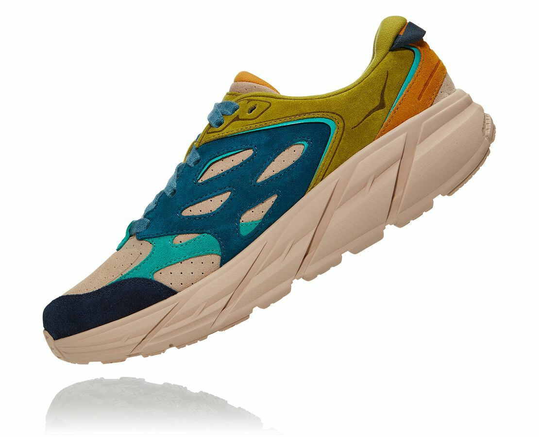 Unisex Clifton L Suede Multi / Shifting Sand
