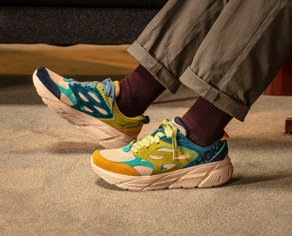 Unisex Clifton L Suede Multi / Shifting Sand